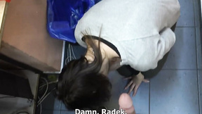 ”Czech Business Lady Haggles For Money & Sex”