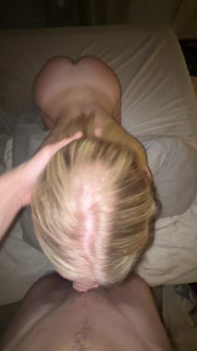 Blowjob and doggy creampie