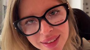 Geeky Teacher in Tights Gets Ass Fucked Deep While Teaching