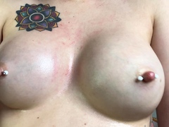 Great Big Boobs On Masturbating Redhead