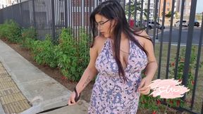 Pregnant Woman Has Quick Sex with Her Neighbor on the Stairs of Her Building - Savannah Watson