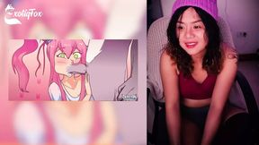 DERPIXON PARTY GAMES HENTAI REVIEW REACTION RATING - ExotiqFox Solo Gooner Girl Masturbation