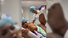 Ebony patient gets fucked by a lustful doctor at the hospital