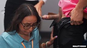 Moms Lick Teens - Slutty IT Girl Gets MILF Bossed: Mike Ox and Lola Aiko Caught Fvcking by Busty Boss