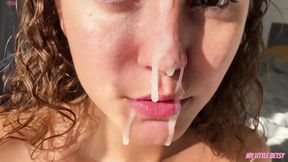 40+ Minutes Compilation of My Little Betsy Facial - Huge Cumshots on Face